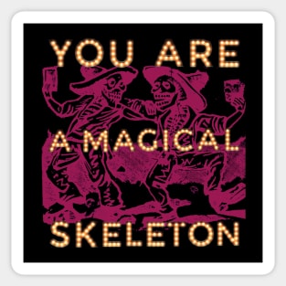 You are a magical skeleton Sticker